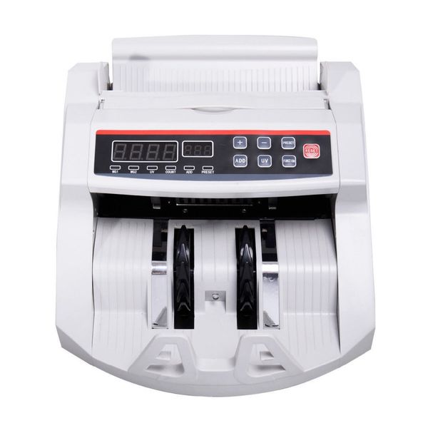 

new lcd display money bill counter counting machine counterfeit detector uv & mg cash bank detector high quality