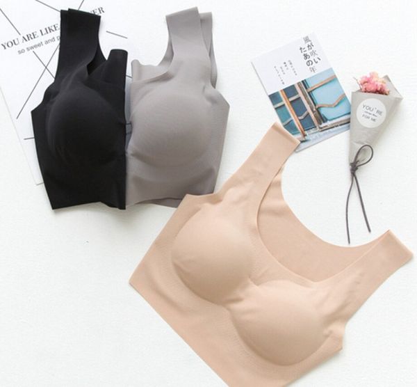 

yoga bra women 2018 autumn and winter sleep a one piece rimless gather underwear sports underwear, White;red