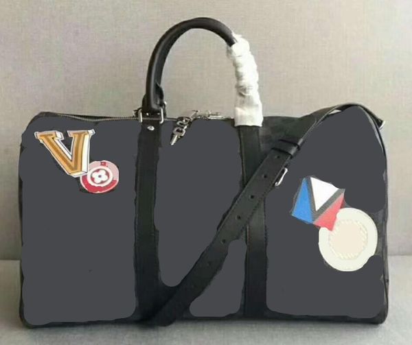 

оригинальная кожа 2018 duffel сумки дизайнерский бренд женские keepalll 45 мужская сумка дорожная сумка кошелек хозяйственные сумки сумка n4