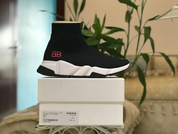 

BB Sock Race Runners Luxury Sock Shoe Brand Casual Shoe Speed Trainer Outdoor Sneakers Speed Trainer Black Shoes Wholesale