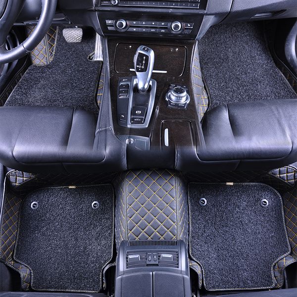 2019 Custom Fit Double Layer Car Floor Mats Double Deck Foot Mats