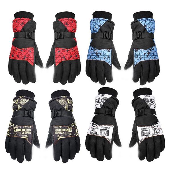 

winter ski gloves outdoor sports riding motorcycle gloves touch screen warm windproof waterproof snowboard skiing