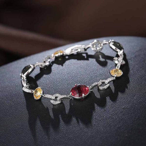 

fashion lady crystal zircon bracelet girls fashion accessories, Black