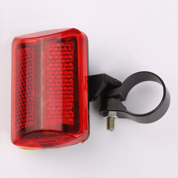 Vendita calda Bici da bicicletta 5 LED Fanale posteriore posteriore Ciclismo Luce rossa MTB Luci lampeggianti di sicurezza per bici (senza batteria)