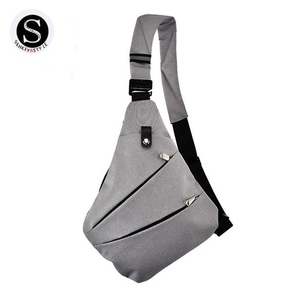 

men sling chest bag single shoulder crossbody bags male messenger bag oxford chest pack oblique cross pistol storage