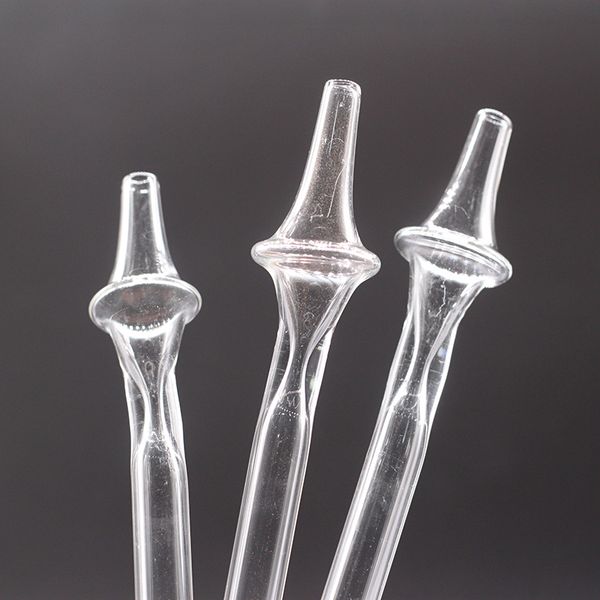 7 дюймов Стеклянные трубы Clear Oil Burner Glass Tube кальянокурения Glass ...