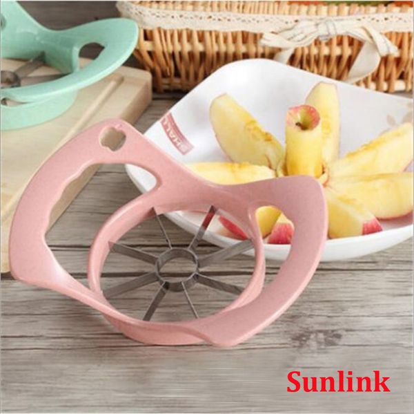 

stainless steel kitchen gadget multi cutter tool convenient apple fruit cutter dicing slicer machine multi colors