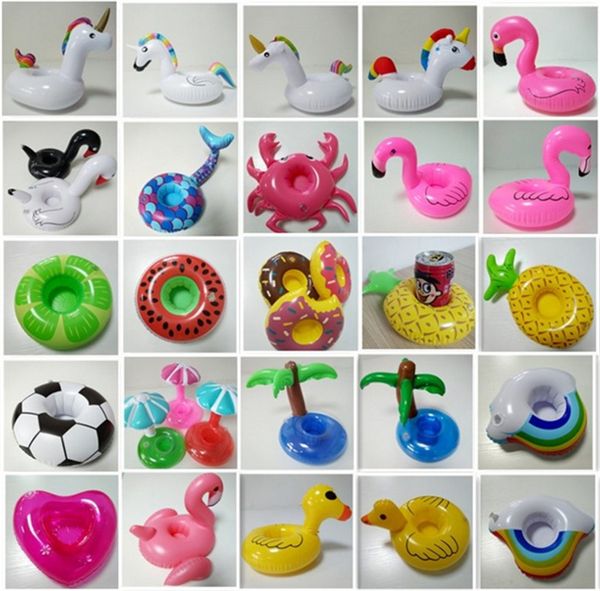 

inflatable swim drink floats cup holder summer pool bath beach beverage boat drink holder party supplies 19 color i173