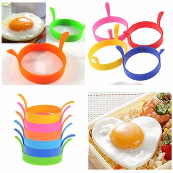 

kitchen heart silicone egg fry frier fried oven poacher pancake ring mould tool creative