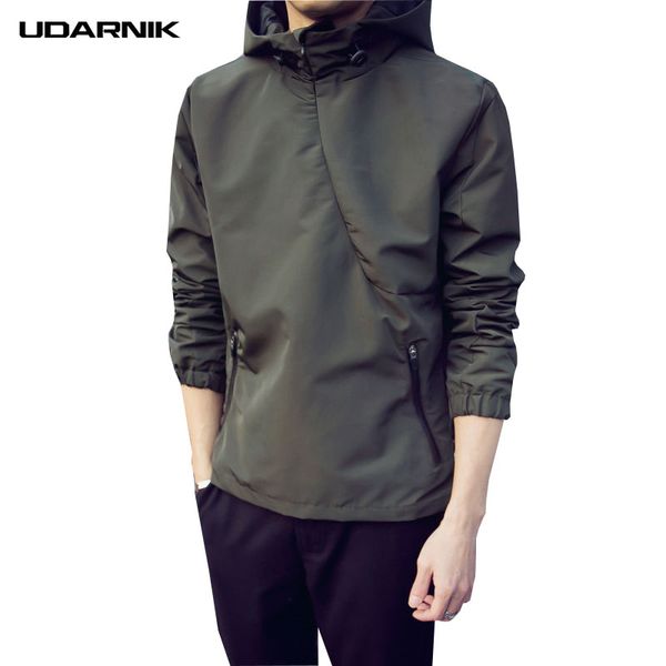 

men's causal hooded jacket long sleeve black jasper slant zipper baseball style coat thin summer streetwear fashion 901-439, Black;brown
