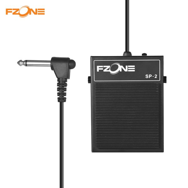 

fzone sp-2 electric keyboard sustain pedal metal material with 6.35mm plug