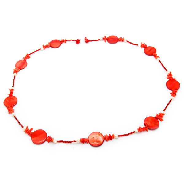 

fashion jewelry natural freshwater pearl shell necklace round piece dyed shell necklace feminine charm jewelry, Black