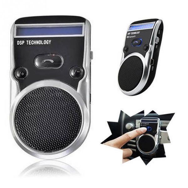 

handsdevice powered lcd speaker solar bluetooth wireless handscar kit powered by solar energy or car charger for