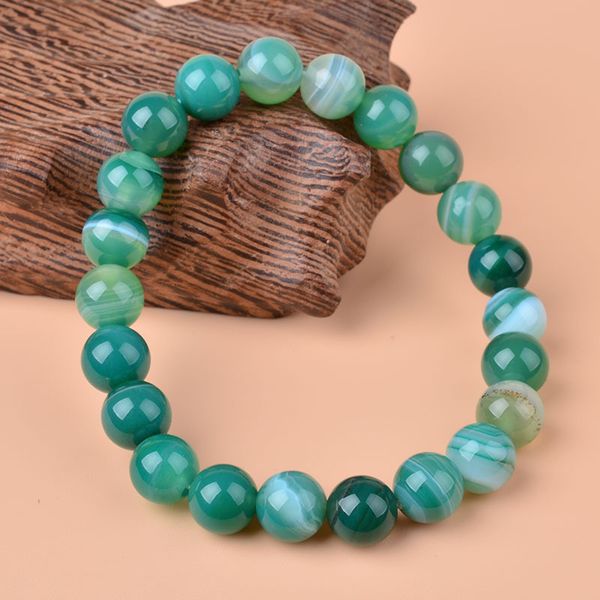 

stenya stretch bracelet elastic cords strand bracelets rope green gem natural stone expandable jewelry rhodochrosite 6-8-10-12mm, Black