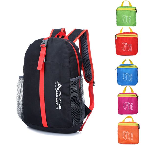 

foldable backpack gym bags women ultralight backpack hiking portable nylon waterproof lady outdoor small