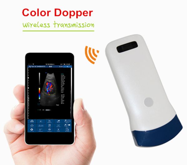 

3 5 5 0mhz128element wirele ultra ound canner convex probe with color io andriod y tem wirele ultra ound ultra ound canner
