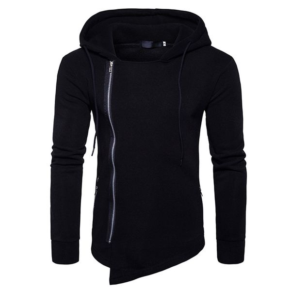 

stylish zipper hoodie sweatshirt men novelty long sleeve streetwear harajuku black hooded tracksuit mens casual sweatshirts