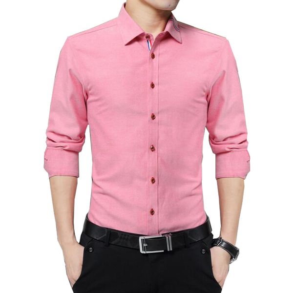 

2017 new fashion cotton dress shirts mens casual shirt men fit social shirts size -5xl, White;black