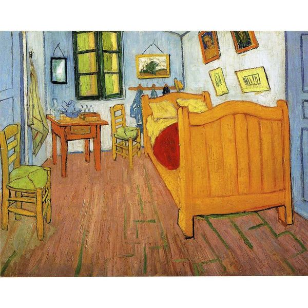 Grosshandel Handgemalte Leinwand Kunst Vincent Van Gogh Gemalde Vincents Schlafzimmer In Arles Fur Wanddekoration Von Kixhome 101 51 Auf
