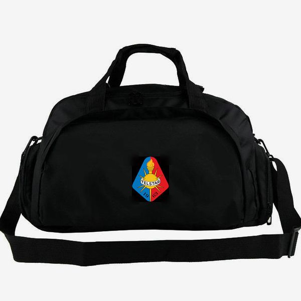 

sc telstar duffel bag witte leeuwen tote lions football club backpack soccer exercise luggage sport shoulder duffle outdoor sling pack