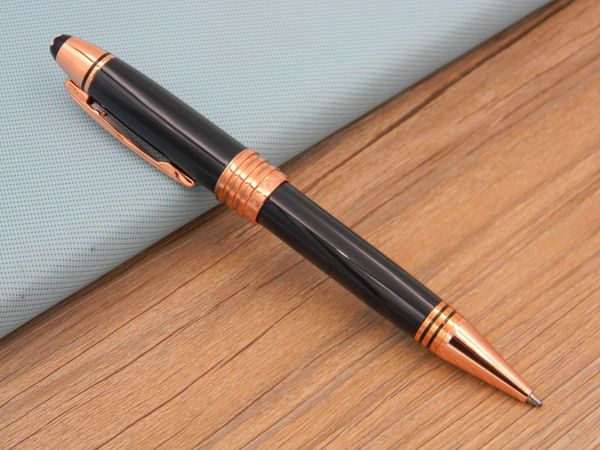 

New ROSE GOLDEN black metal OFFICE golden luxury GIFT Classic style series Vienna BALLPOINT PEN