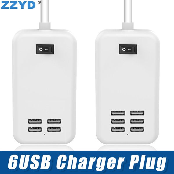 

zzyd usb charger plug us eu plug 5v 4a power adapter for samsung with retail package