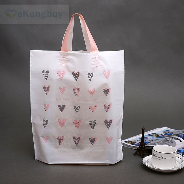 

50pcs lovely gift bag thicken plastic carry bag party favor