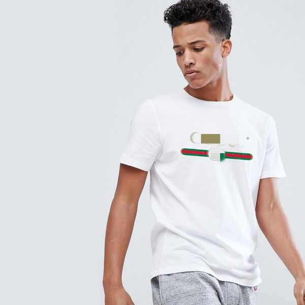 

Оптовая 2018 новый горячий стиль дизайнер футболки цифровая печать футболки мужчины простой мода тенденция с коротким рукавом повседневная хлопок роскошные рубашки