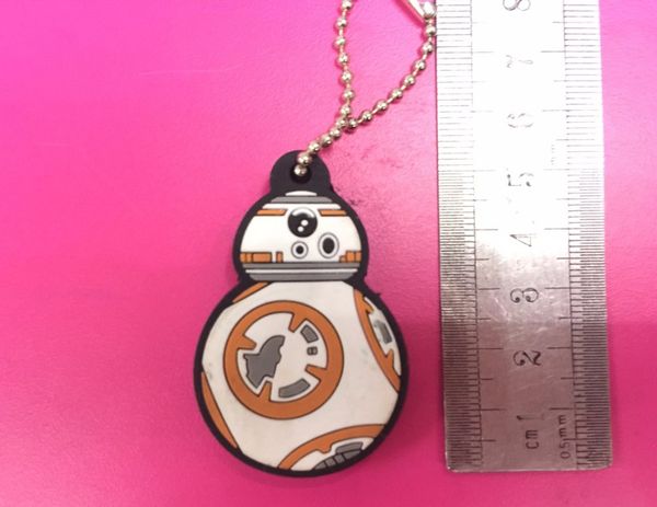 

original japanese anime figure rubber mobile phone charms keychain/strap, Silver