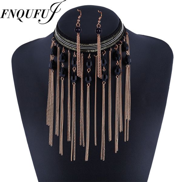 

whole salehandmade crystal beads necklace set gothic choker necklace chocker maxi women statement jewellery, Golden;silver