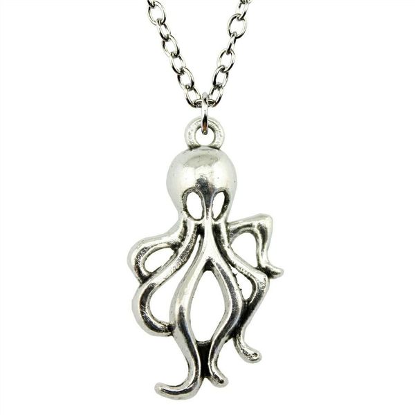 

wysiwyg 5 pieces metal chain necklaces pendants hand made necklace men ocs 32x17mm n2-b10446, Silver