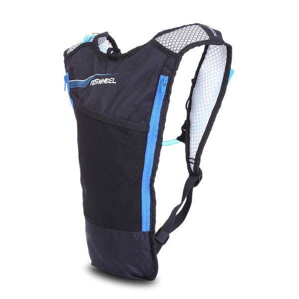 

roswheel bicycle cycling sports running 5l lightweight breathable hydration backpack with 2l non-toxic water bag
