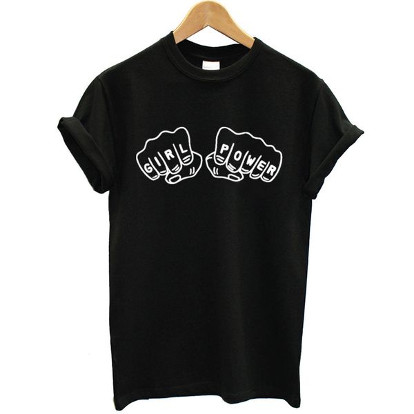 

ladies t shirt women cotton tshirt camisetas feminina 2018 casual summer print fist t-shirt short sleeve woman t shirt tee, White