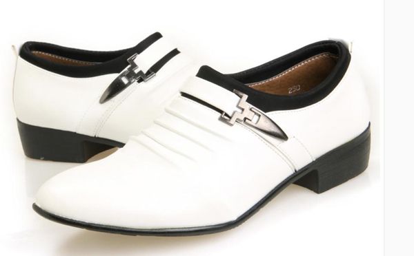 

send 2018 new style korean men's pointed end low help shoes, Black