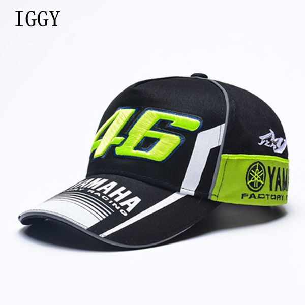 

Iggy moto gp 46 motorcycle 3d embroidered f1 racing cap men women napback cap ro i vr46 ba eball cap yamaha hat