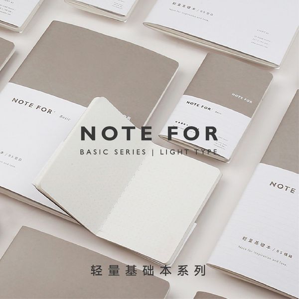 

note for basic series light type notsimple ruled blank graph dot a5 b5 pocket style not36 sheets 72 pages, Purple;pink