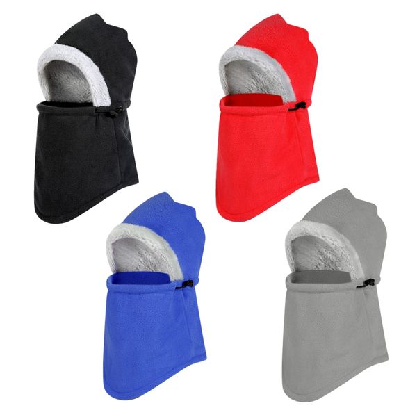 

riding thickened winter coldproof warm face mask 4colors for options, Black