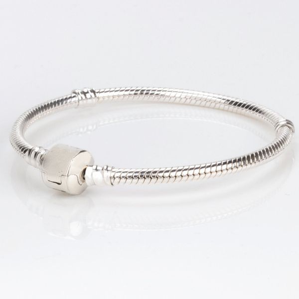 

Посеребренные Pandora браслеты для женщин змея цепи браслет DIY ювелирных изделий Шар