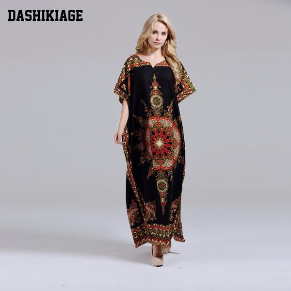

dashikiage new arrival women's 100% cotton african print dashiki stunning elegant african ladies dress, Red