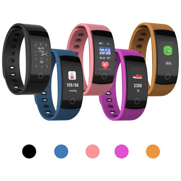 

QS80Plus Smart Watch Smart Bracelet Heart Rate Fitness Tracker Wristband Passometer Call Reminder Smart Band for Android with Retail Box 20p