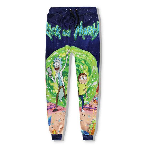 

Wholesale- 6XL New Fashion Men Women Baggy Casual Pants 3D Print Cartoon Loose Sweatpants Hip Hop Unisex Trousers