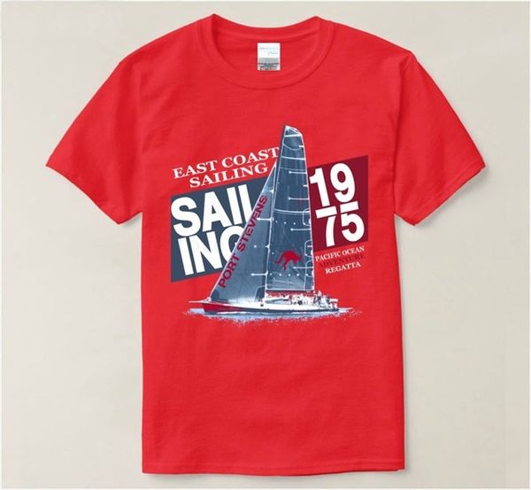 

summer cool t-shirt men leisure style sail boat design t shirt mens cotton tee funny brand t shirts, White;black