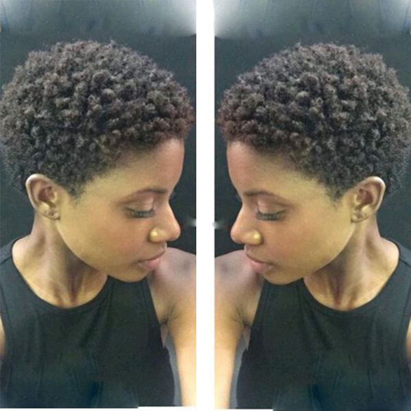 

горячая новый бразильский волос Африканский Амери короткие вьющиеся парик модел