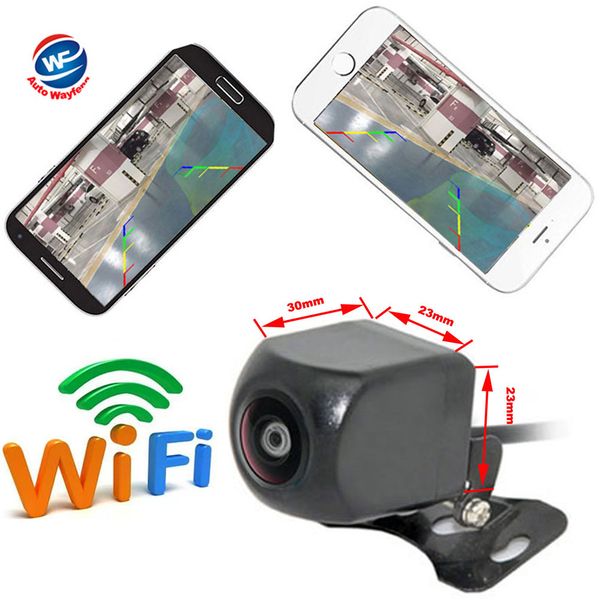 

wifi reversing camera dash cam star night vision car rear view camera mini body water-proof tachograph for iphone and android