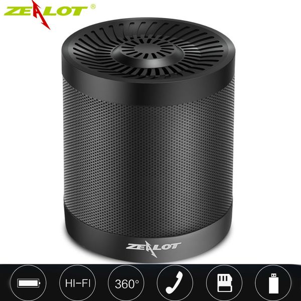 

Zealot S5 Altoparlante USB MP3 TF Card HiFi Stereo Mini Radio Speaker Bluetooth Speaker Enceinte Bluetooth Portable Lautsprecher