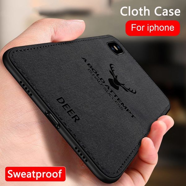 

cloth deer phone case for iphone 11 pro xs max xr x 7 8 case christmas soft silicone cover for iphone 6s plus shell fundas coque capas
