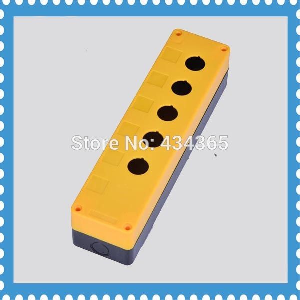 

manufacture 22mm diameter pushbutton switch waterproof box indicator lamp waterproof box button control 5 hole