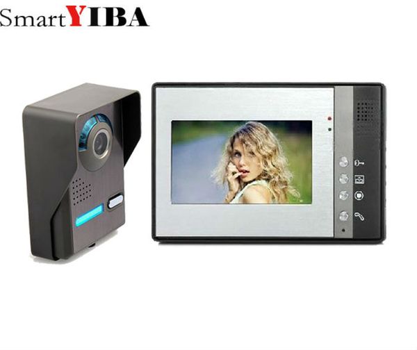 Smartyiba 7 Color Video Door Phone Video Intercom Door Visual Intercom Ir Camera Doorbell For Home Apartment Front Door Camera Monitor Front Door