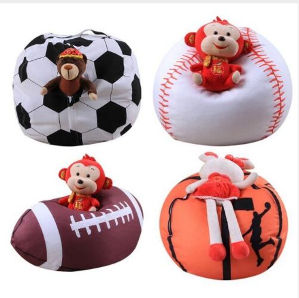 2019 Football Basketball Baseball Storage Bean Bag Chair Portable