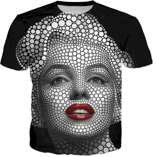 

fashion trypophobia holes t-shirt funny 3d printed women/men short sleeve summer t-shirt casual k100, White;black